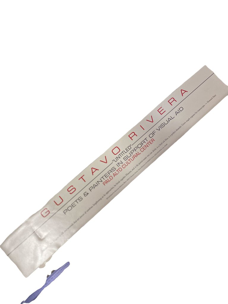 Vintge Gustavo Rivera "Untitled" Poster Art Framed