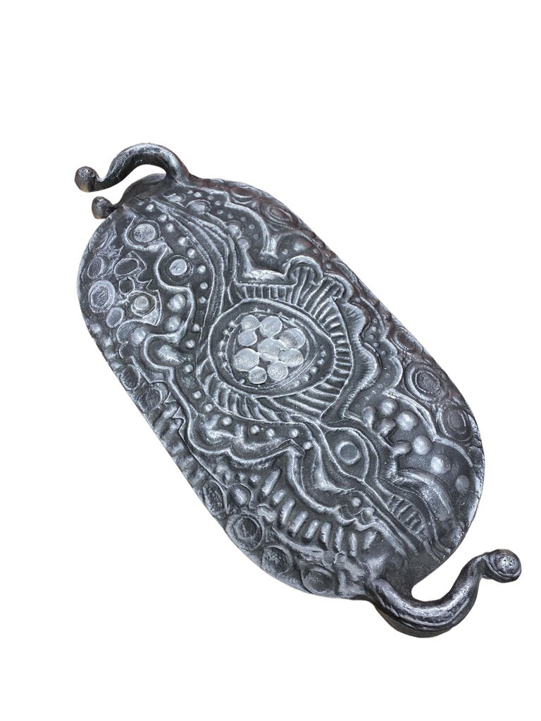 Don Drumm 1969 Mid Century Aluminum Covered Casserole Serving Dish Pan 3.5 Qt