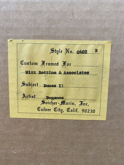 Vintage Triptych 70s Dunes Wall Art by Jack Duganne (Set of 3)