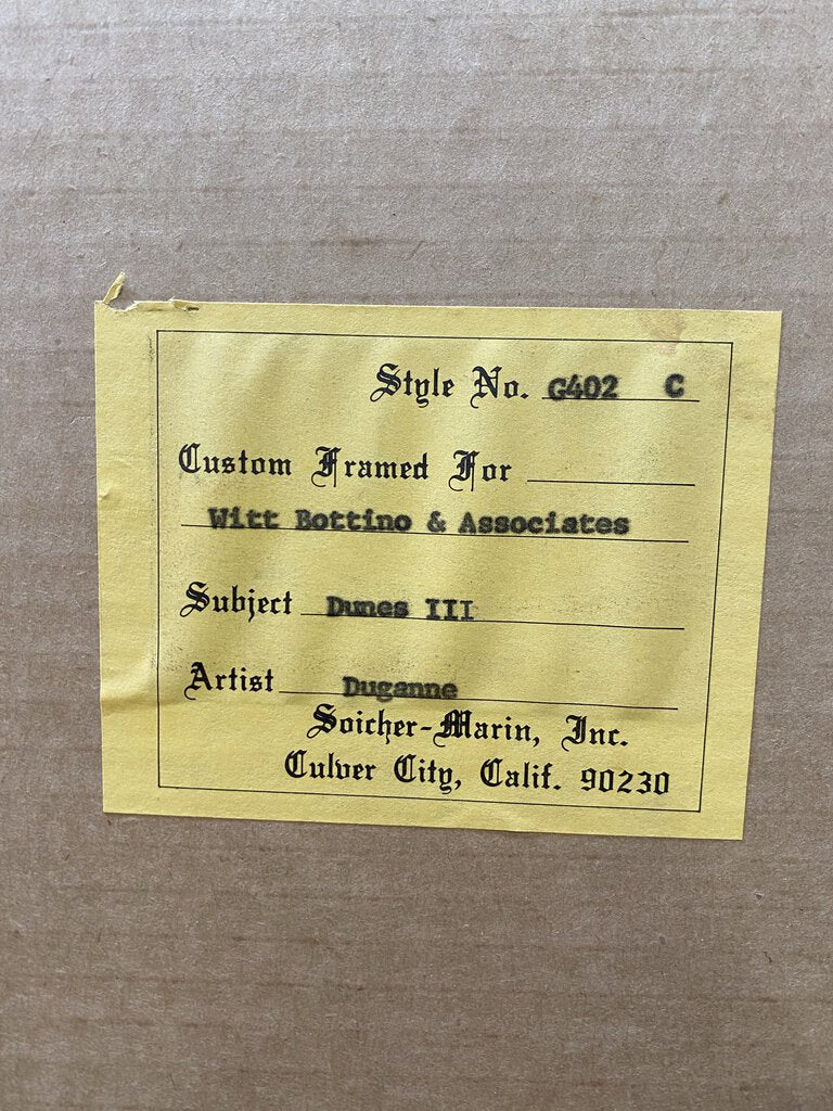 Vintage Triptych 70s Dunes Wall Art by Jack Duganne (Set of 3)