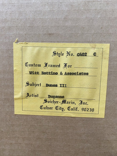 Vintage Triptych 70s Dunes Wall Art by Jack Duganne (Set of 3)