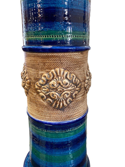 Bitossi Netter Monumental Floor Pedestal Italian Ceramic