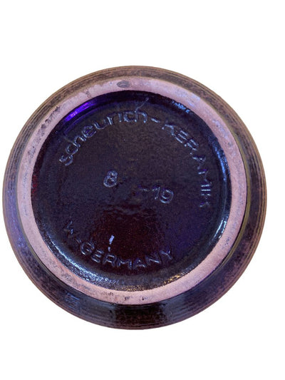 Mid Century Scheurich Flowerpot West Germany Ceramic