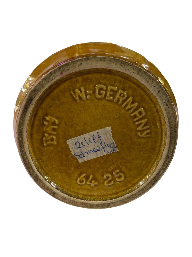 Mid Century West Germany Ceramic Bay Snowflake Vase