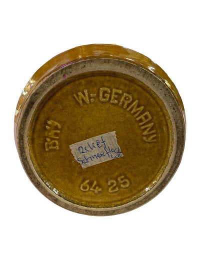 Mid Century West Germany Ceramic Bay Snowflake Vase