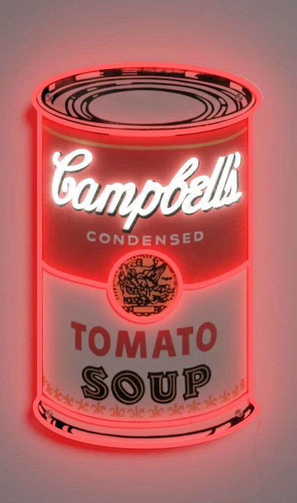Campbell's by Andy Warhol - LED neon sign