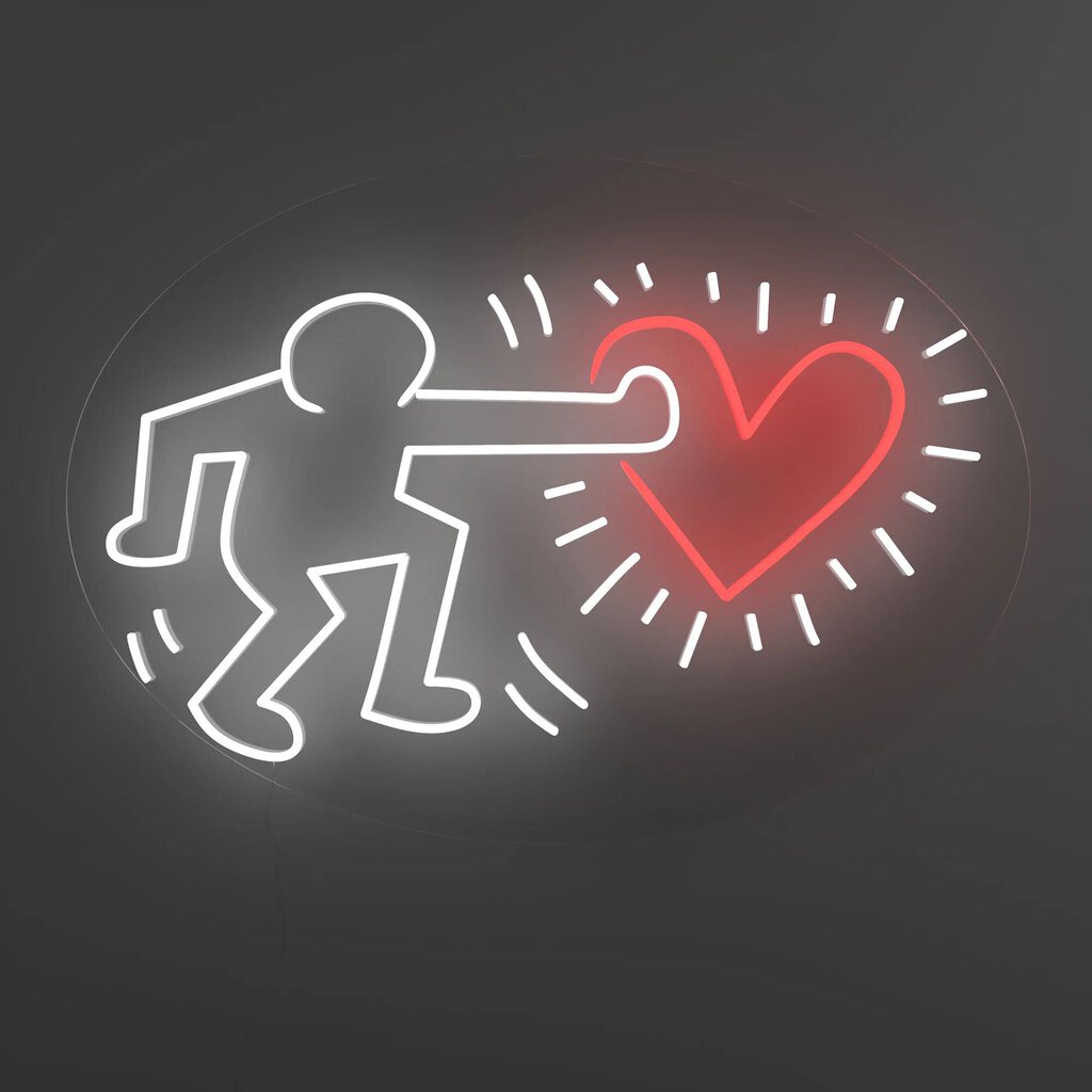 Send Love Yp X Keith Haring LED Neon Sign