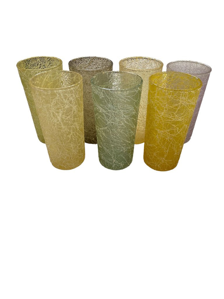 Set of 7 Spaghetti Glassware