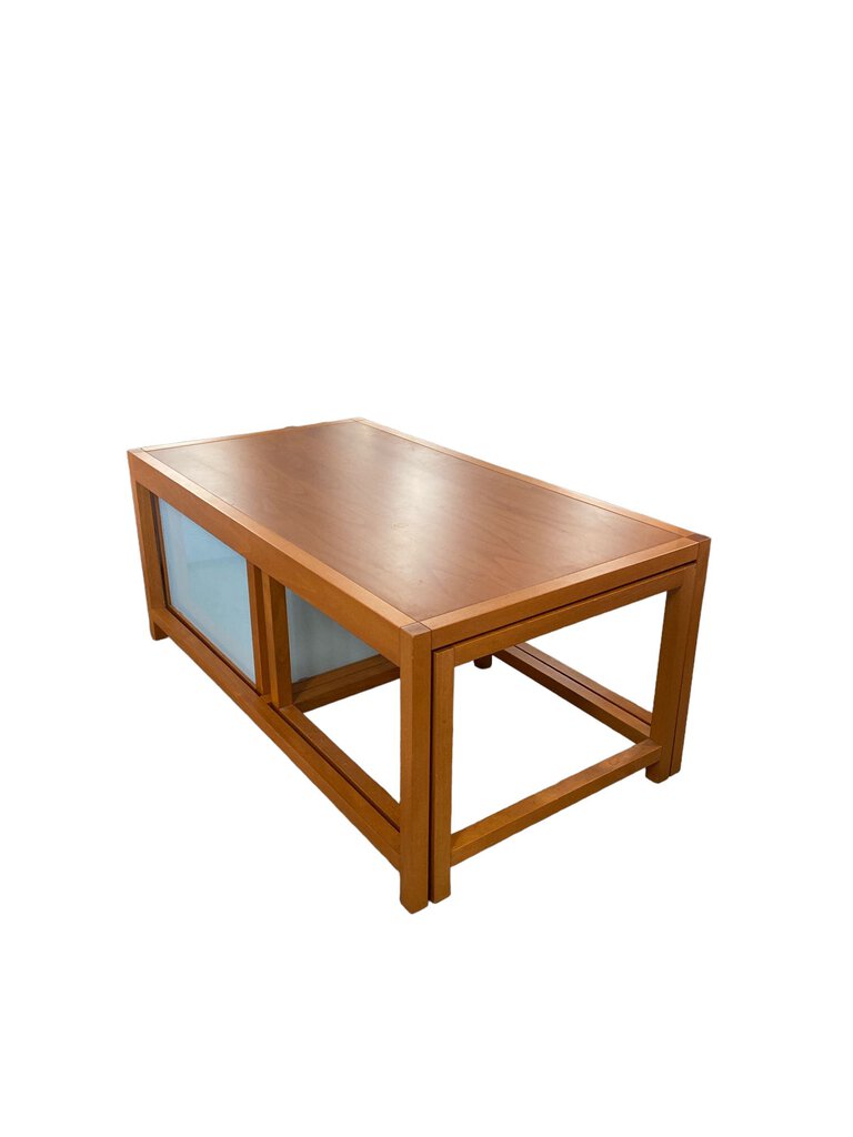 Mid Century Caligaris Italy Coffee Table w/Nested End & Storage Box