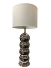 Chrome Stacked Ball Table Lamp