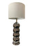 Chrome Stacked Ball Table Lamp