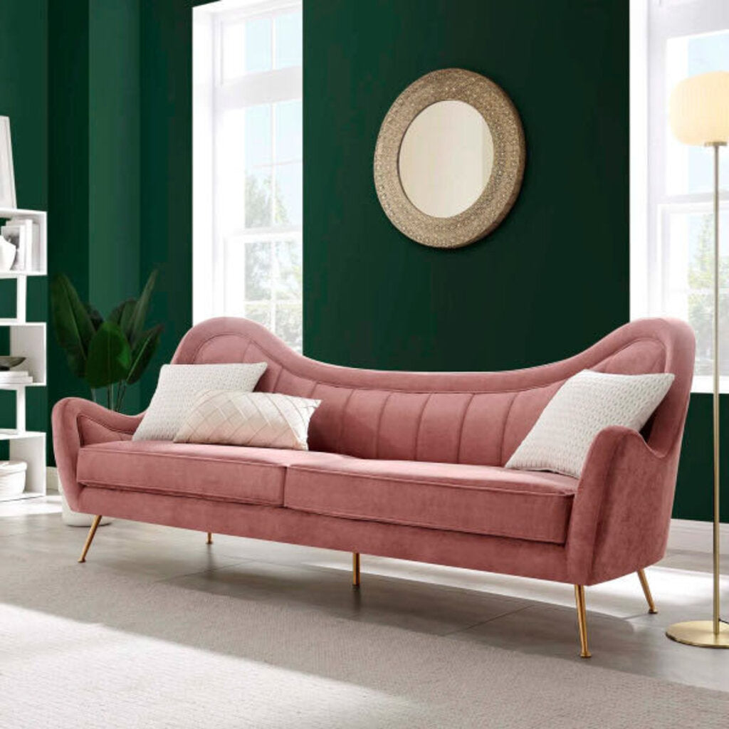 Tracy Channel Tufted Performance Velvet Sofa