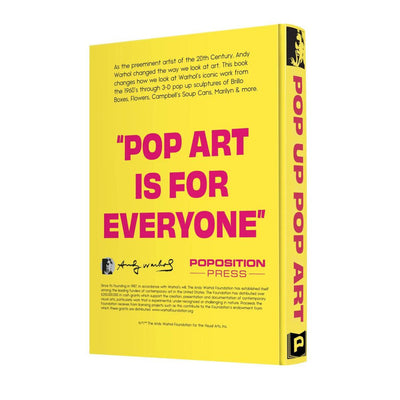 ANDY WARHOL POP UP POP ART BOOK