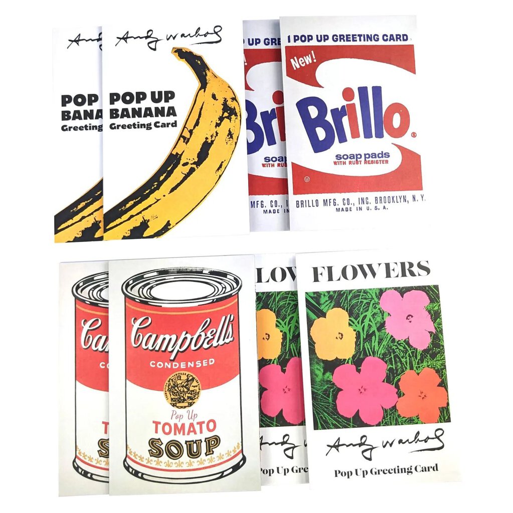 Andy Warhol Box of 8 Greeting Cards