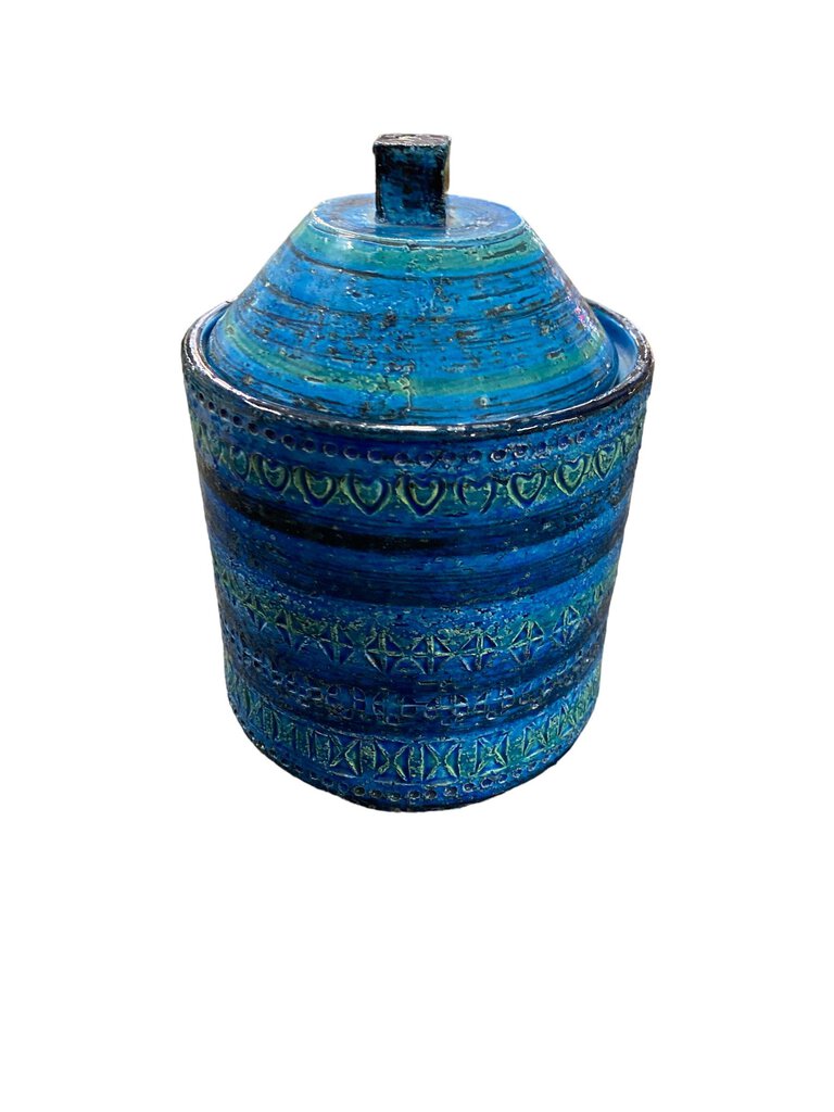 Bitossi Aldo Londi Mid Century Italian Ceramic Canister