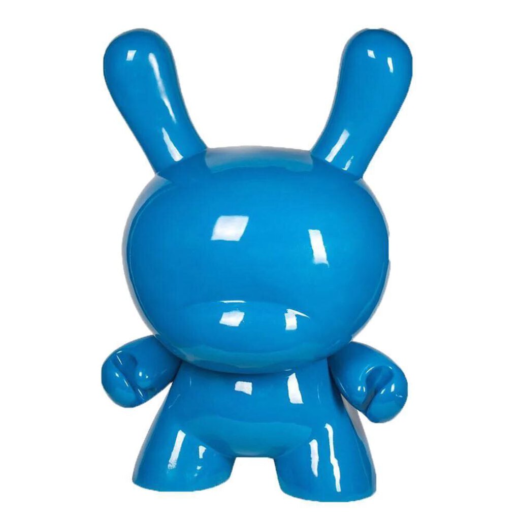 ART GIANT BLUE 4-FOOT DUNNY ART SCULPTURE BY KIDROBOT