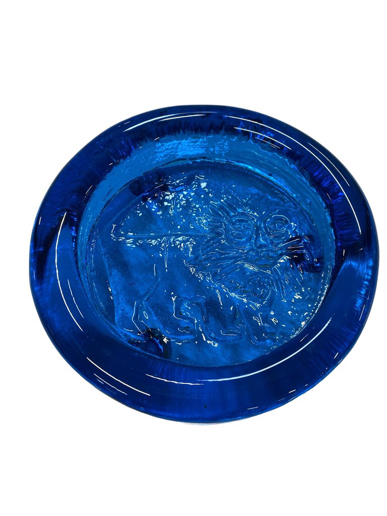 Mid-century Blenko Tourquoise Ashtray