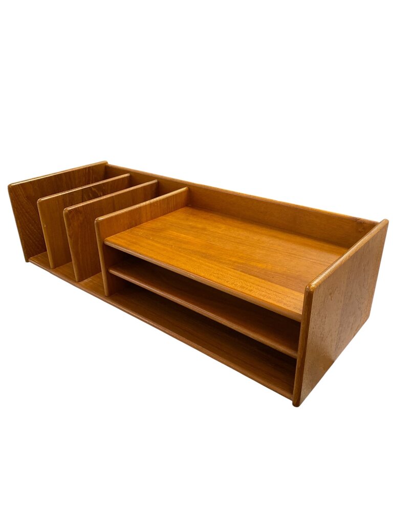 Nordisk Andels-Eksport Danish Teak Desk Organizer