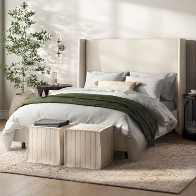 White Linen CA King Bed - New & Never Used LLC