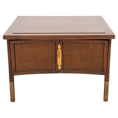 Mid Century Pair of Two Front Door End Tables or Nightstands 30" x 30" x 21" H.