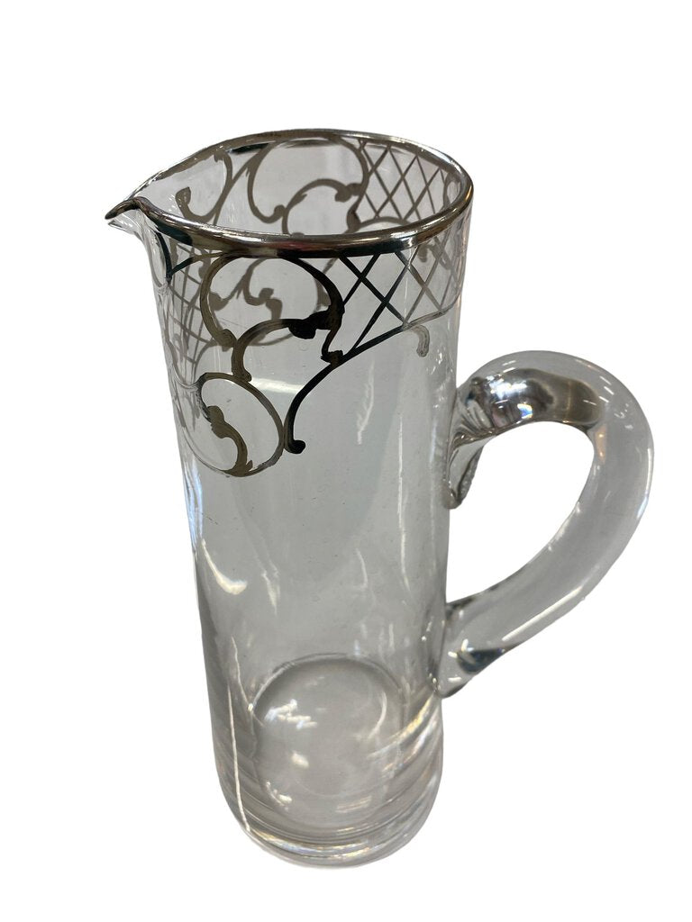 Sterling Silver Crystal Martini Mixer