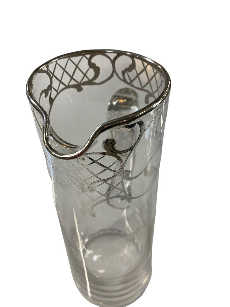 Sterling Silver Crystal Martini Mixer