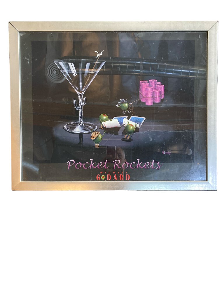 Michael Godard Pocket Rockets Framed Lithograph