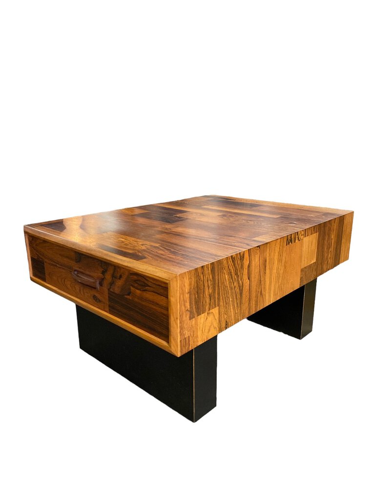 Danish Modern Mid Century Side Table or Coffee Table - floating base