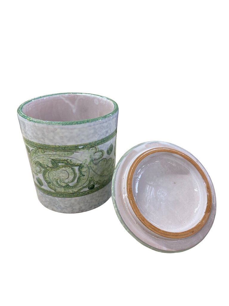 Mid Century Italian Trio of Ceramic Canisters (Set of 3)