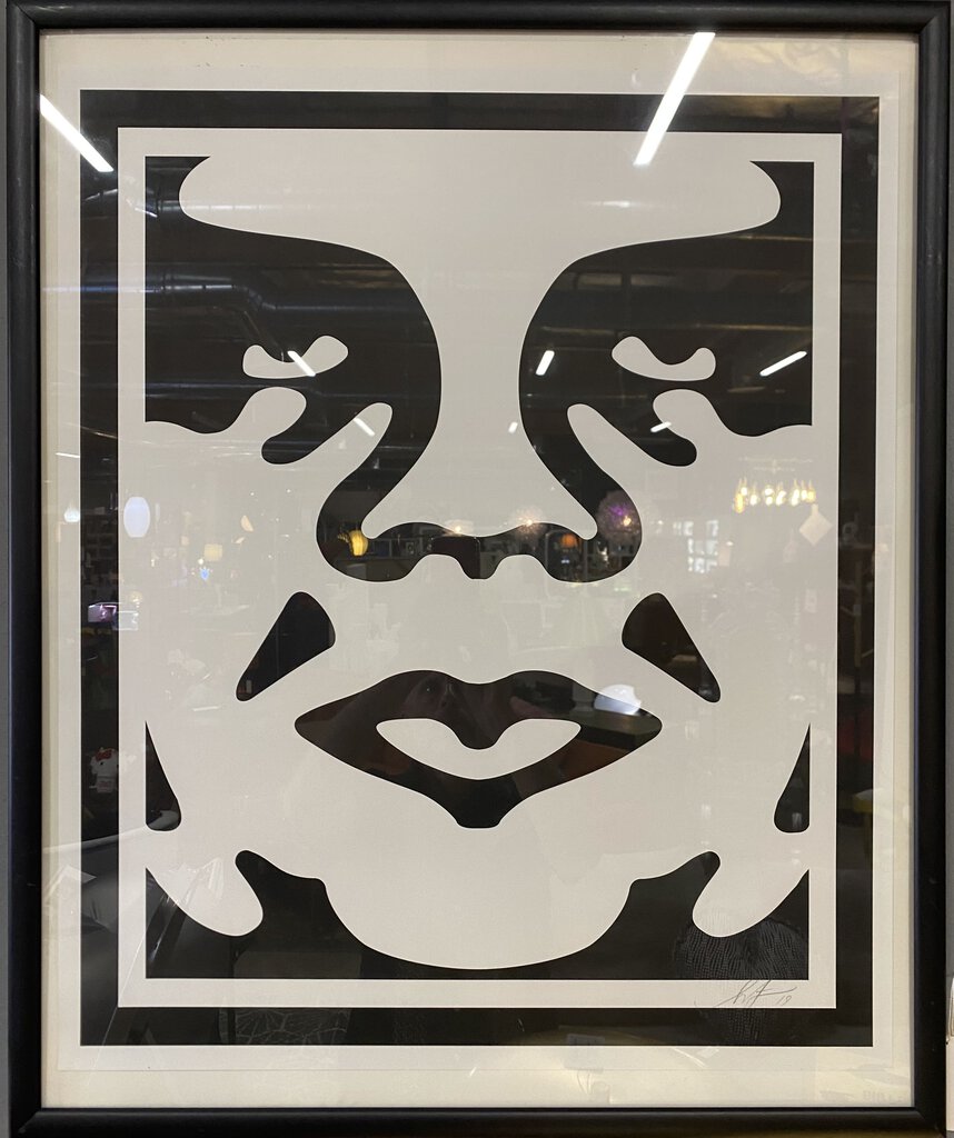 Shepard Fairey "Obey Face" Signed Offset Lithograph