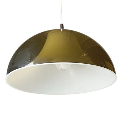 Mid Century Smoke Acrylic Ceiling Light by Gino Arteluce ca. 60's70's