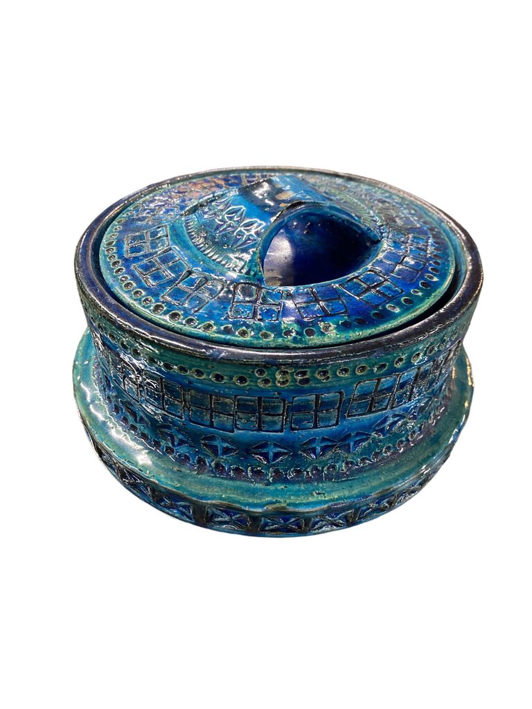 Bitossi Aldo Londi MCM Ceramic Covered Bowl