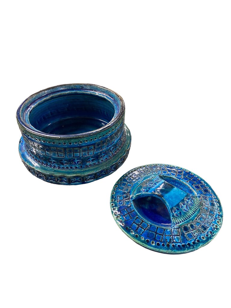 Bitossi Aldo Londi MCM Ceramic Covered Bowl