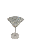 Shimmering Glass Martini Glasses (set of 6)