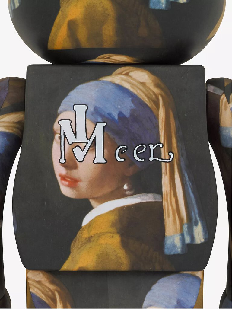 BEARBRICK 1000% Johannes Vermeer (Girl with a Pearl Erring)