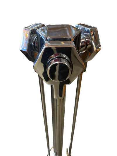 Danny Alessandro Chrome Italian Fireplace Tools Mid Century