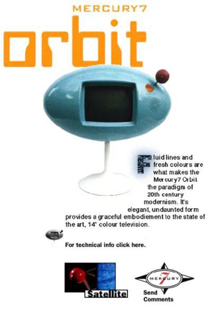 Orbit Television Made by Mercury 7 (1 of 5 made in this color) - Canada - by Peter Andringa 1997