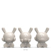Three Wise Dunnys 5” Porcelain 3-Pack – Blue Mist Crackle Glaze Edition