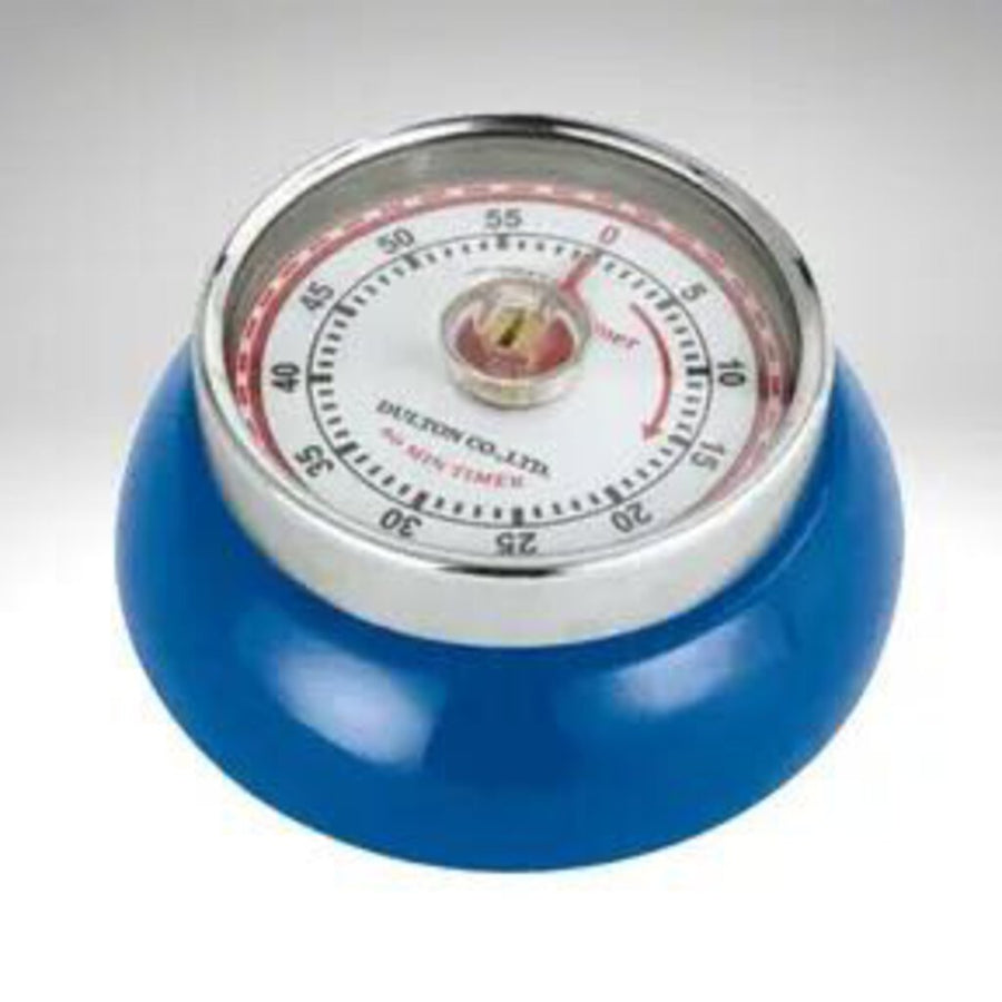 "Retro" Kitchen Timer, Royal Blue, 2.75” X 1.25"