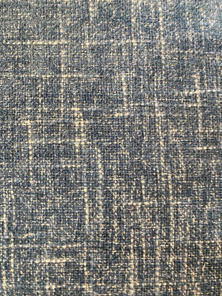 Modern Blue Swoop Armchair