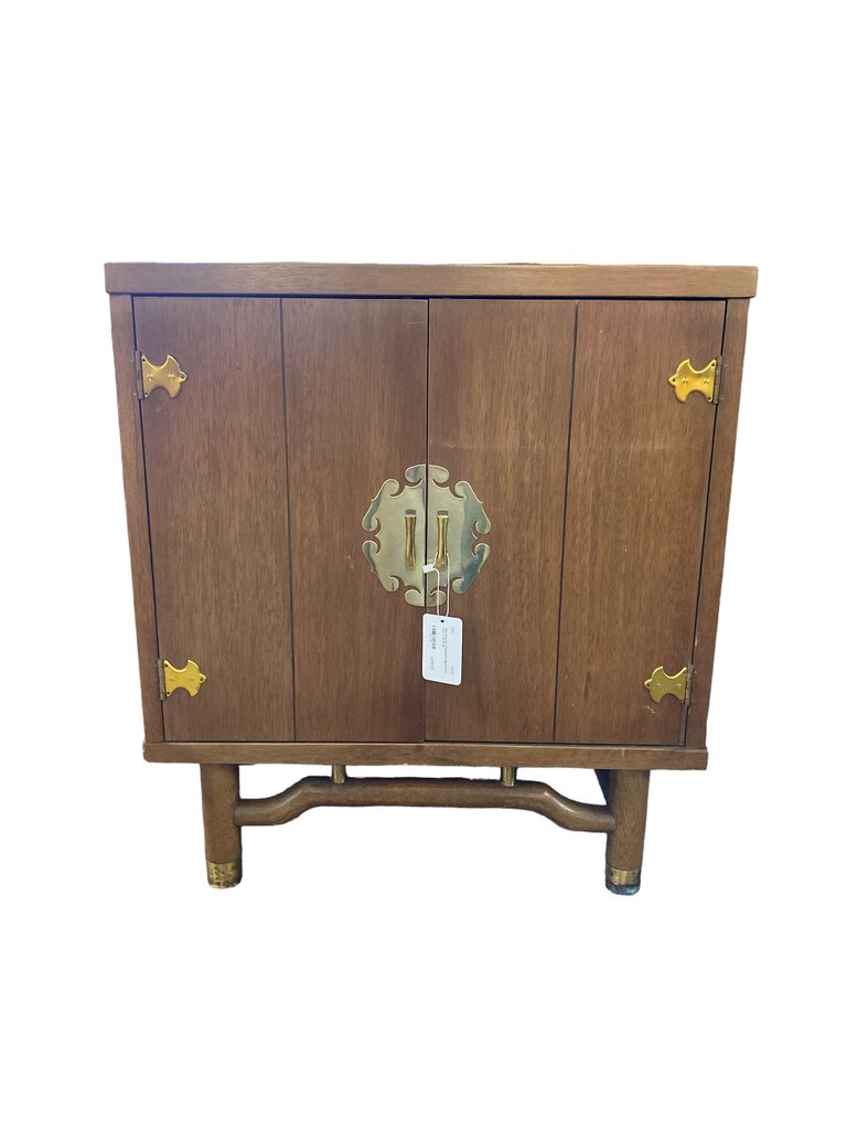 Mid Century Chinoiserie Nightstand