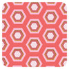 Pink Hexagon Coasters