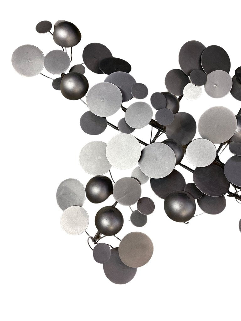 Rain Drops Metal Sculpture Wall Art