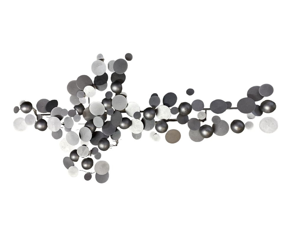 Rain Drops Metal Sculpture Wall Art