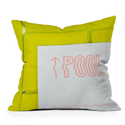 Bethany Young Palm Springs Pool Throw Pillow
