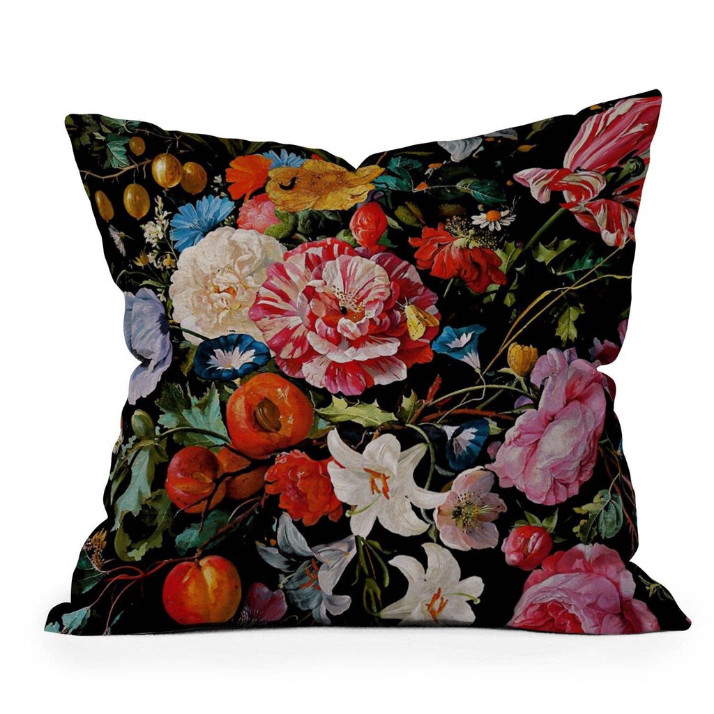 Burcu Korkmazyurek Night Garden Xxxvi Throw Pillow