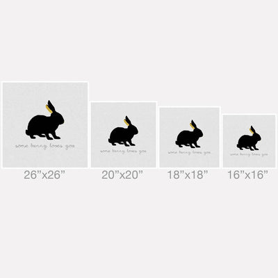 Orara Studio Some Bunny Loves You Throw Pillow