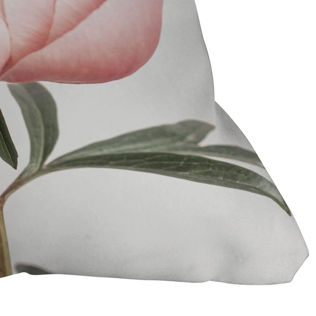 Sisi and Seb Coral Peony Throw Pillow