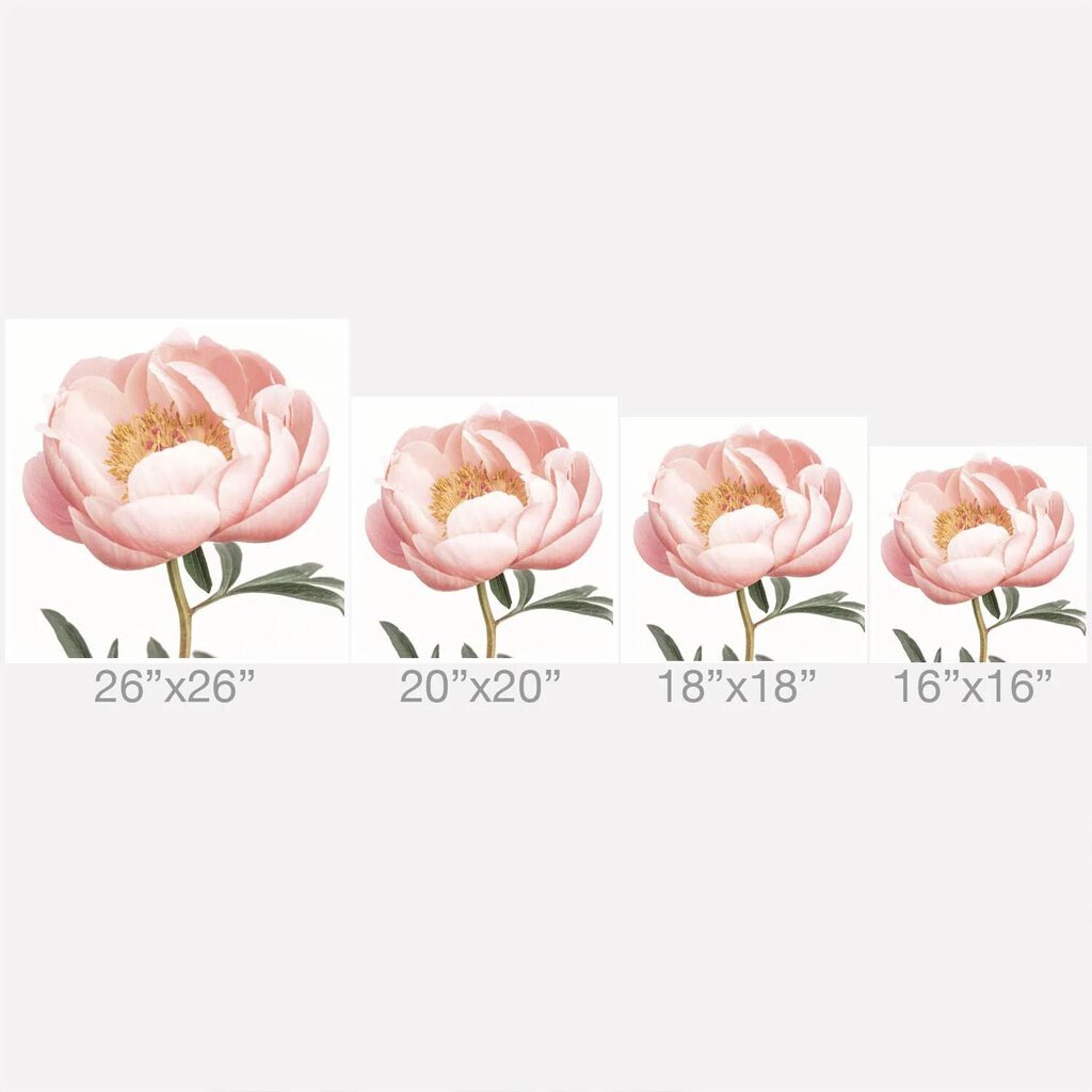 Sisi and Seb Coral Peony Throw Pillow