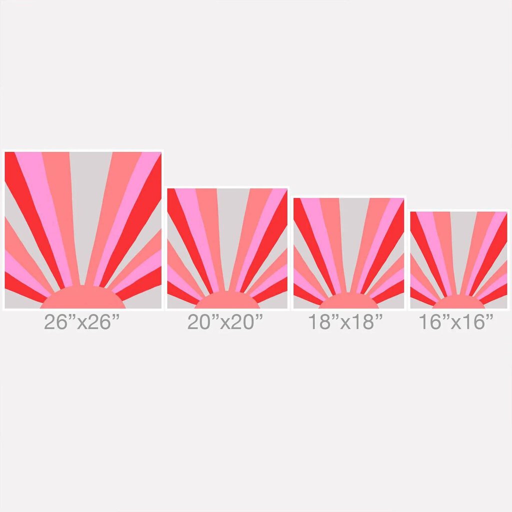 Sunshinecanteen Sunshine 24" Love Coral Throw Pillow